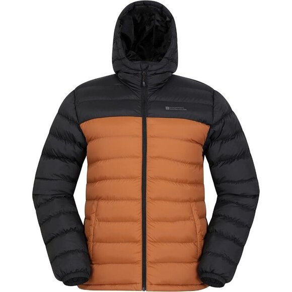 ❤️ Mountain Warehouse Seasons Mens Winter Puffer Jacket Padded Coat-Gold - Picture 1 of 9